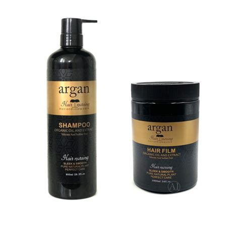 پک شامپو و ماسک فری سولفات آرگان هیر نرسینگ Shampoo And Mask Hair Nursing Argan Free Sulfate