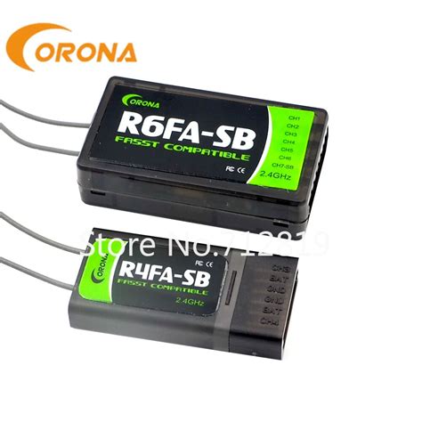 CORONA R4FA SB R6FA SB 2 4GHZ FUTABA FASST COMPATIBLE S BUS RECEIVER