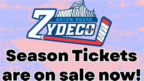 News Season Tickets Now Available Baton Rouge Zydeco