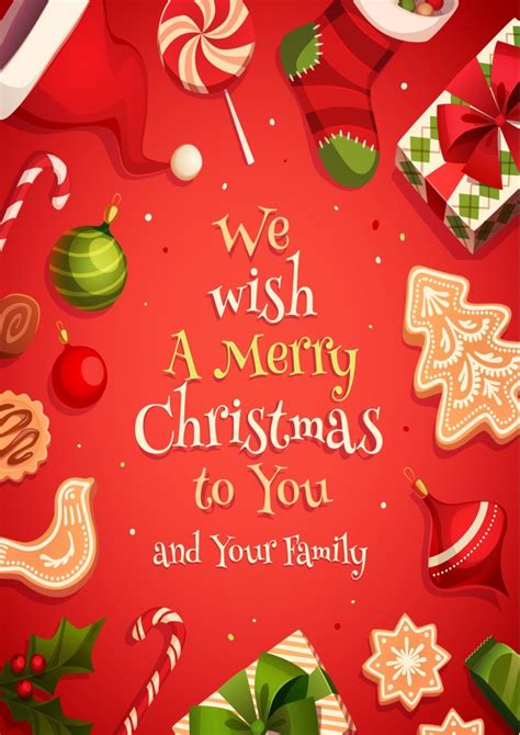 Word Of Happy Christmas Greeting Carddocx Wps Free Templates