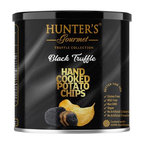 Hunter S Gourmet Hand Cooked Potato Chips Quattro Formaggi Gold