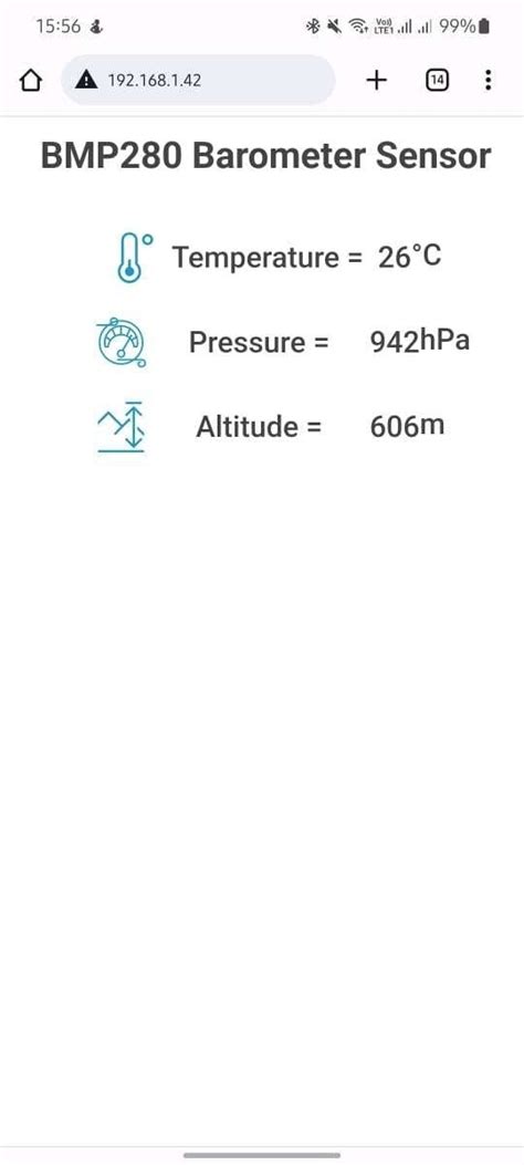 Bmp Barometer Sensor Interfacing With Esp Esp