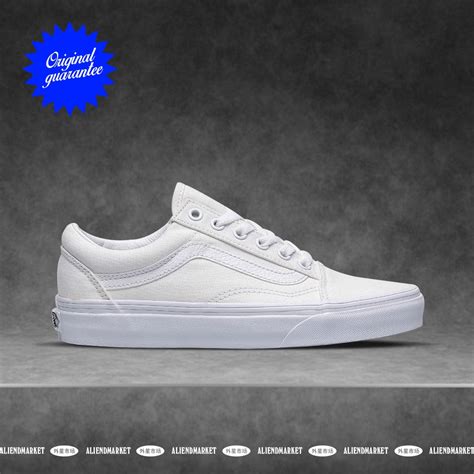 Jual Vans Old Skool Classic True White Shopee Indonesia