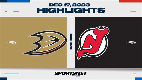 NHL Highlights Ducks Vs Devils December 17 2023 YouTube