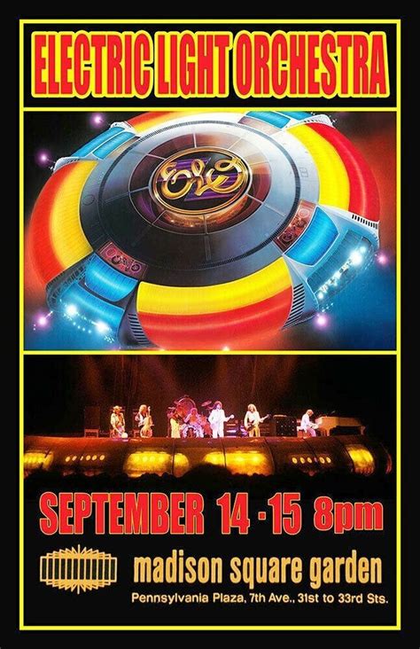 Electric Light Orchestra Concert Posters Concert Poster Art Orchestra