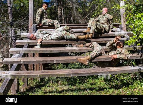 Us Army Soldiers From The Georgia Army National Guard Navigate The