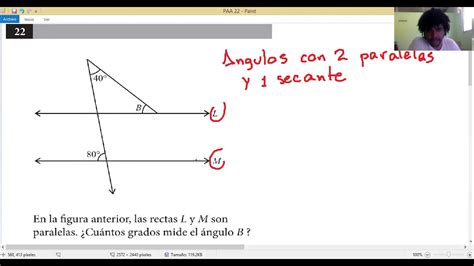 PAA Matemáticas problemas no resueltos 22 en la figura anterior las