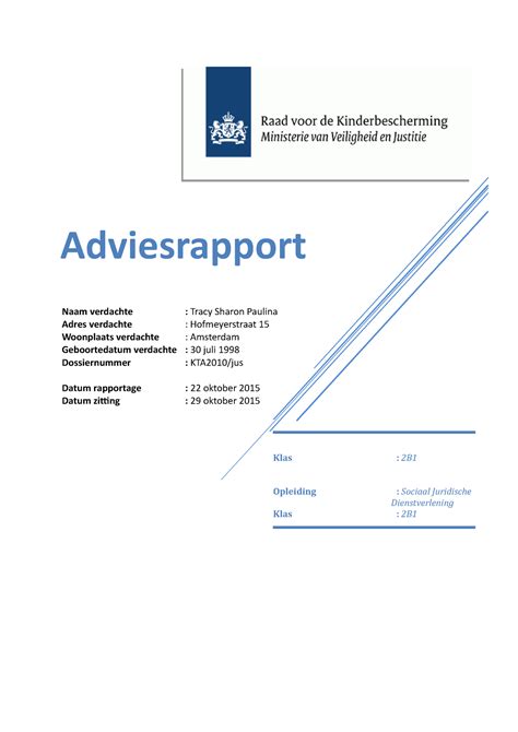 Adviesrapport Voorbeeld