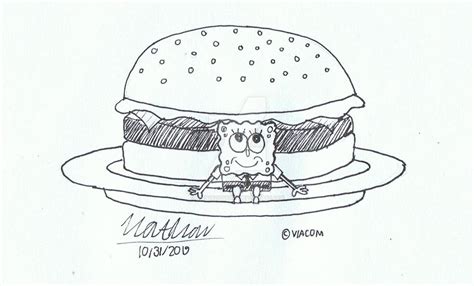 Inktober 2019 25 Krabby Patty By Spongeotakuph On Deviantart