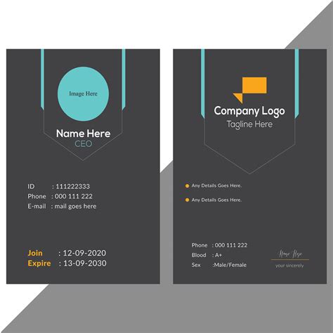 Identity Card Design on Behance