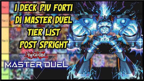 Yu Gi Oh Master Duel I Mazzi Pi Forti Del Meta Post Spright Febbraio