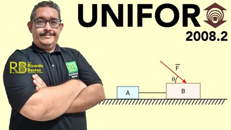 Unifor CE 2008 2 Dois blocos A e B cujas massas são mA 4 0 kg e mB