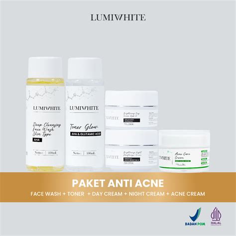 Jual Lumiwhite Paket Acne Care Lengkap Shopee Indonesia