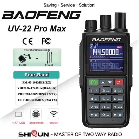 Baofeng Uv Pro Max Walkie Talkie Type C Charging Uv G Pro Fm Radio