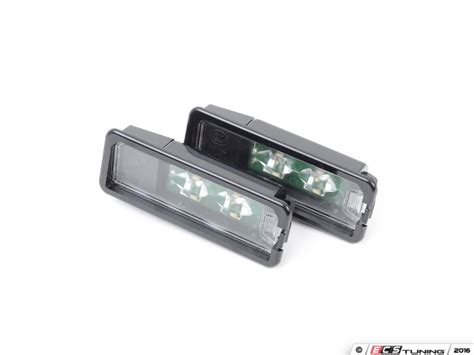 Genuine Volkswagen Audi G Led License Plate Lights No