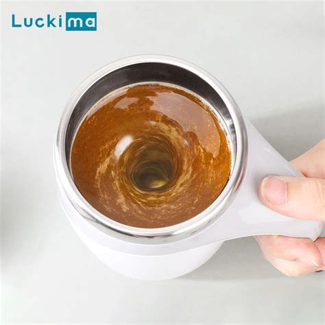 Taza magnética de agitación automática recargable por USB taza