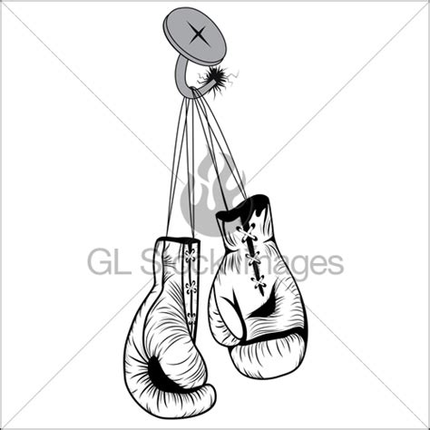 Boxing Gloves Sketch at PaintingValley.com | Explore collection of ...