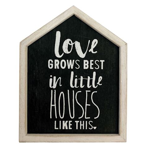 6x7 Love Grows Best In Little Houses Wall Art At Home