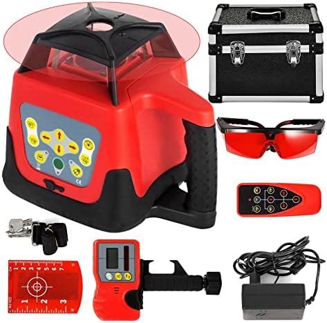 Rotary Laser Level Kit M Range Self Leveling Measuring