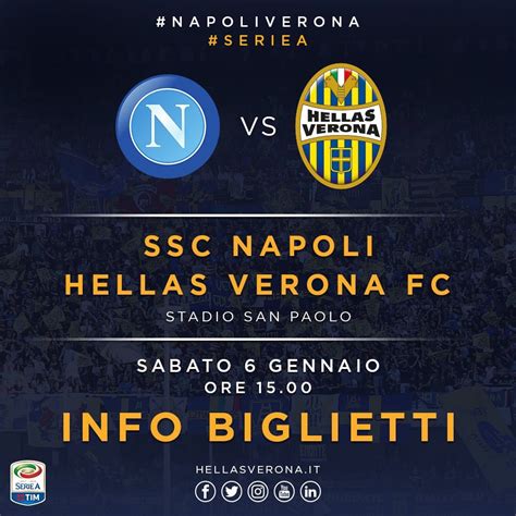 Info Biglietti Napoli Hellas Verona Hellas Live