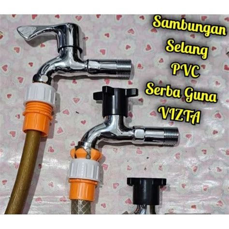 Jual Sambungan Selang Air Kran Ke Selang Quick Konektor Keran Kran