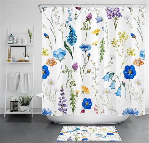 Botanical Bliss Refresh Your Bathroom With Spring Green And Wildflower