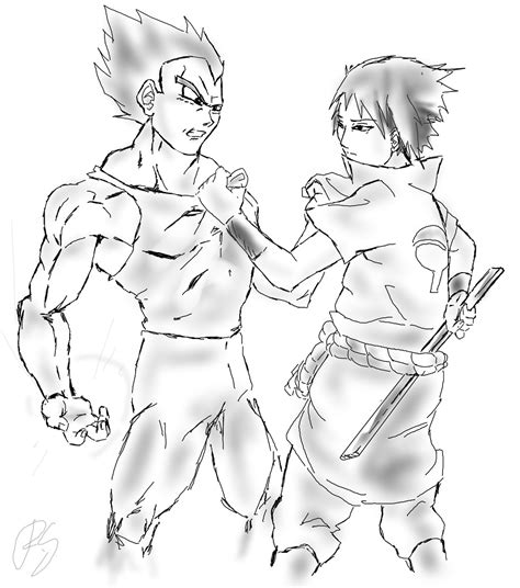 sasuke vs vegeta by Jira89 on DeviantArt