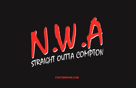 NWA Font - Fonts Hut