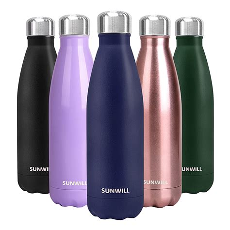 Buy Sunwill Water Bottle Insulated Stainless Steel Sports Bottle Ml