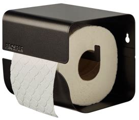 D Rouleur Papier Toilette Minimali Noir Basalte Prosper La Poubelle