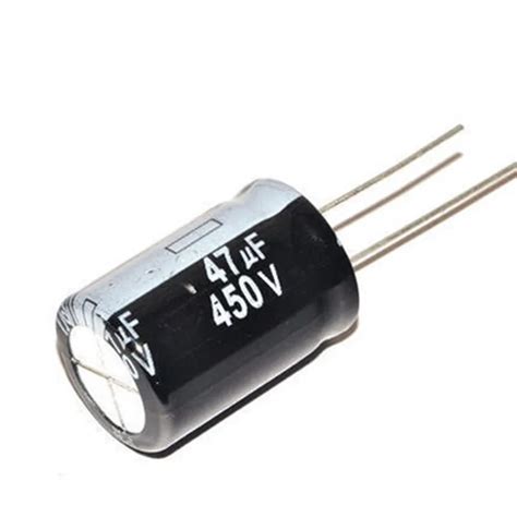 50pcs 450v 47uf 16 25mm 47uf 450v 16 25 Electrolytic Capacitor In Connectors From Lights