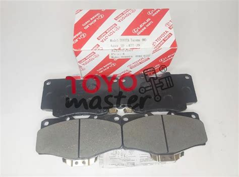 Pastillas De Freno Originales Toyota Hilux 42 Toyota Macho TOYOMASTER