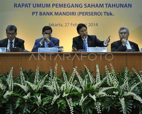 RUPS TAHUNAN BANK MANDIRI ANTARA Foto