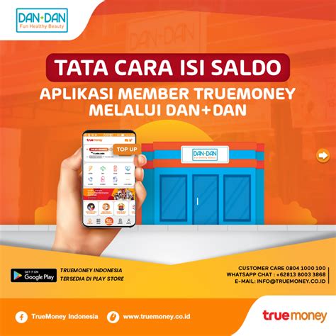 Top Up balance of the TrueMoney Indonesia application through the DAN ...