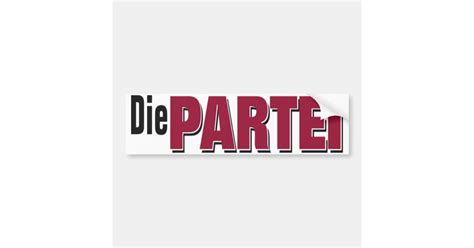 Die Partei Logo Bumper Sticker | Zazzle