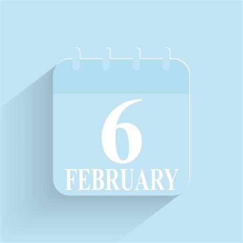 premium vector february  daily calendar icon date  time day month