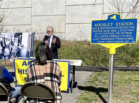 Ardsley Train Station Historical Marker — Ardsley Historical Society