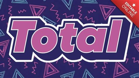 Total Font Retr Nostalgico Anni Generatore Di Effetti Di Testo