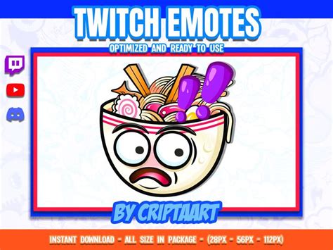 Ramen Scared Twitch Emote, Scary Emoji, Japanese Food Icons, Anime ...