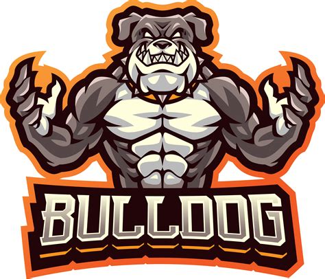 Bulldog Fighter Mascot Logo Design By Visink Thehungryjpeg