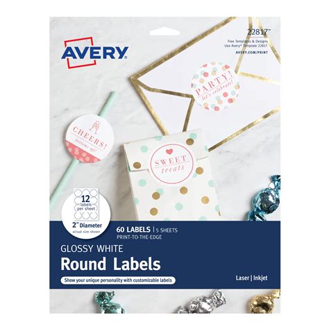 Standard Label Sizes Avery 1stadenium