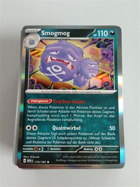 Smogmog HOLO DEUTSCH Pokemon 151 Mew Kaufen Auf Ricardo