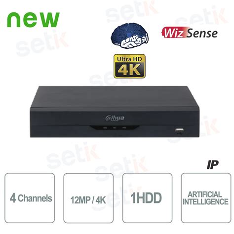 NVR2104HS P I NVR WizSense 4 Kanäle IP H 265 Wizsense 4K 8MP Dahua