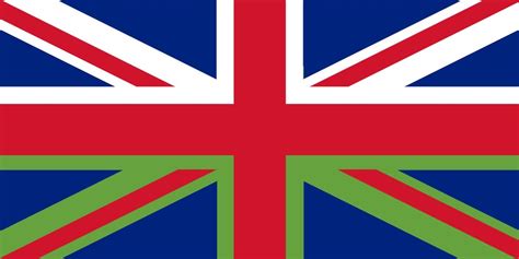 Flag of UK with wales included : r/vexillology