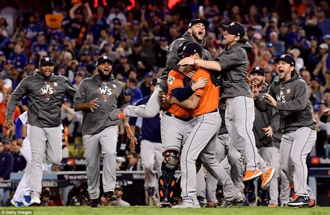 Astros Take Game 7 Vs Dodgers Win First World Series Daily Mail Online