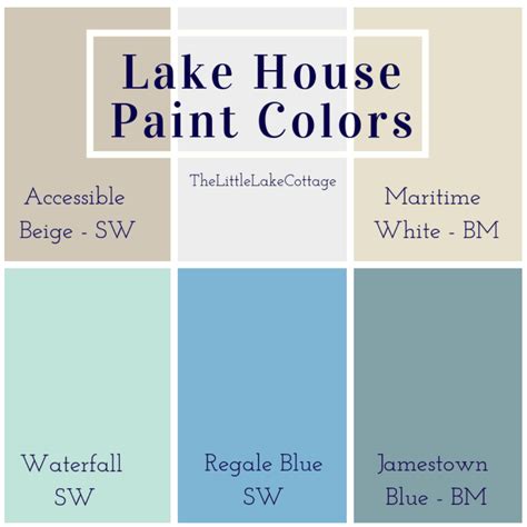 Paint Colors For A Lake House Paint Colors