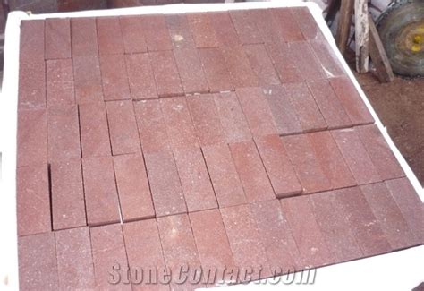 G666 Shouning Red Porphyry Flooring Paving Chinese Red Granite Tiles