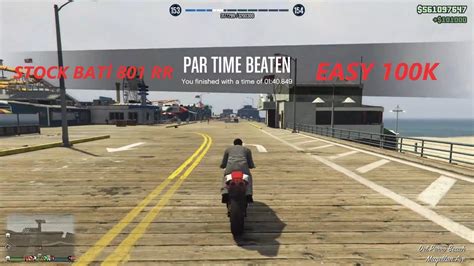 Gta Online Time Trial With Stock Bati Rr Elysian Island Ii