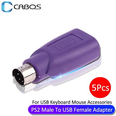 Adaptador Macho A Usb Hembra Para Teclado Accesorios De Rat N Para Pc