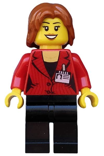 Lego Press Woman Reporter Minifigure Cty Brickeconomy